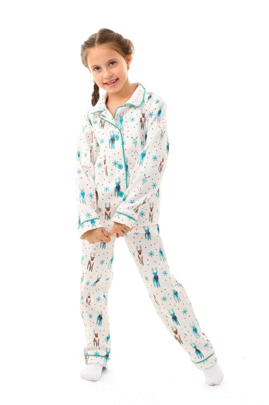 Unisex White Pajamas